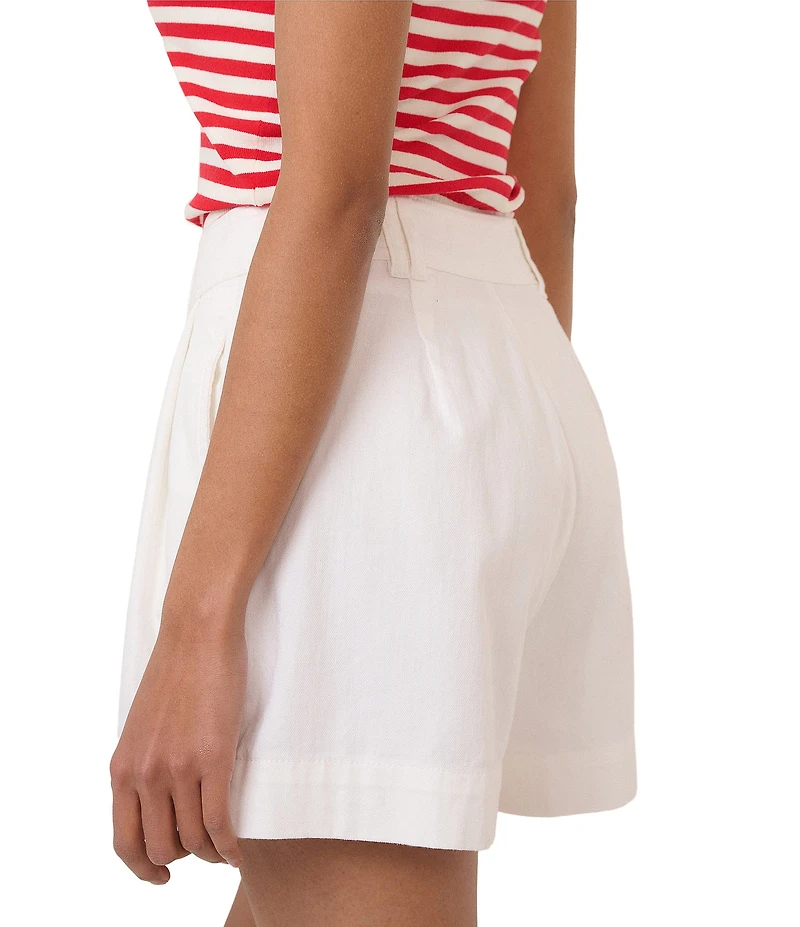 Nobody's Child Albie Pleated High Waisted Shorts