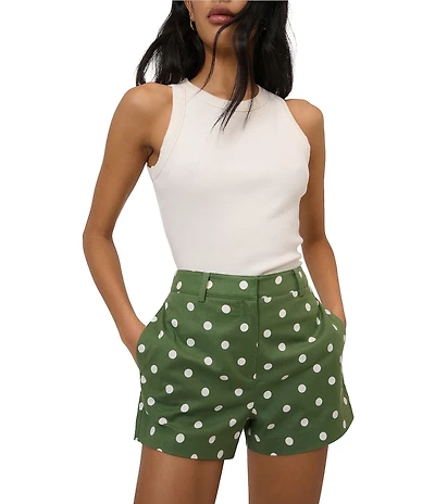 Nobody's Child Coordinating Dot Tailored High Rise Shorts