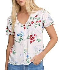 Nobody's Child Errie Floral Petter Pan Collar Top