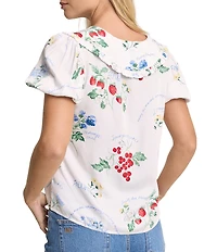 Nobody's Child Errie Floral Petter Pan Collar Top