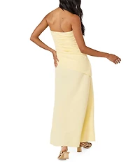 Nobody's Child Kiva Strapless Layered Bodice Maxi Dress