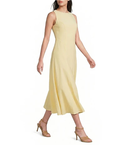 Nobody's Child Reign Boat Neck Sleeveless A-Line Midi Dress