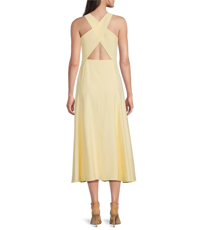 Nobody's Child Reign Boat Neck Sleeveless A-Line Midi Dress