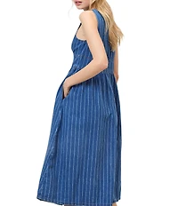 Nobody's Child Sleeveless Starlight Denim Midi Dress
