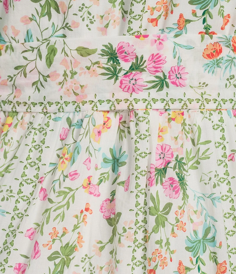 Nora Ruffle Detail Button Front Midi Dress