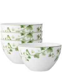 Noritake Ivy Whisper Collection Cereal Bowls, Set of 4