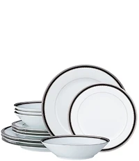 Noritake Austin Platinum Collection 12-Piece Set, Service For 4