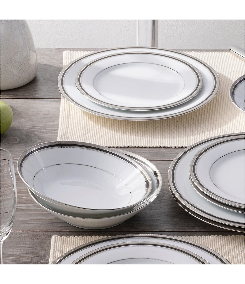 Noritake Austin Platinum Collection 12-Piece Set, Service For 4