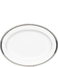 Noritake Austin Platinum Porcelain Oval Platter