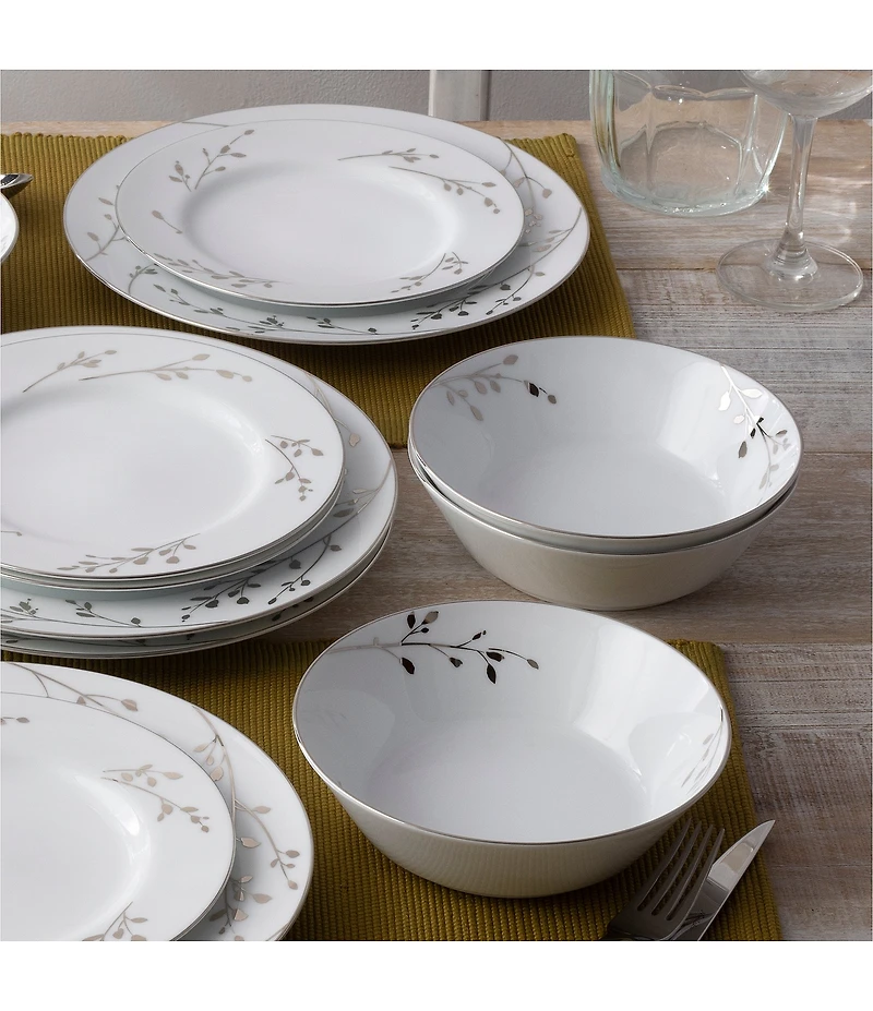 Noritake Birchwood Collection 12-Piece Set, Service For 4