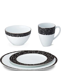 Noritake Rill Collection 4-Piece Place Setting