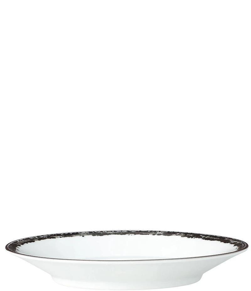 Noritake Black Rill Collection Saucers, Set of 4