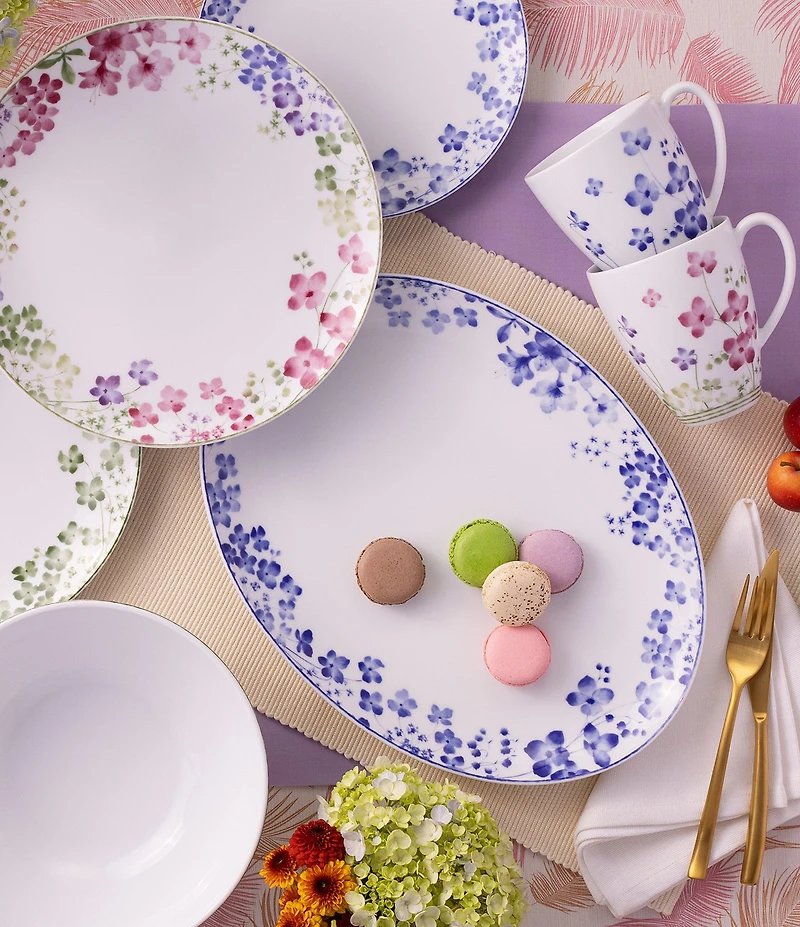Noritake Bloomington Road Oval Platter, 14#double;