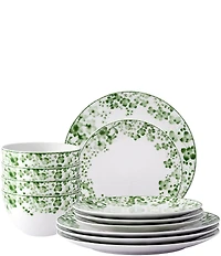 Noritake Bloomington Road 12-Piece Dinnerware Set