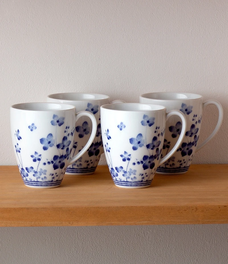 Noritake Bloomington Road 4-Piece Mug Set
