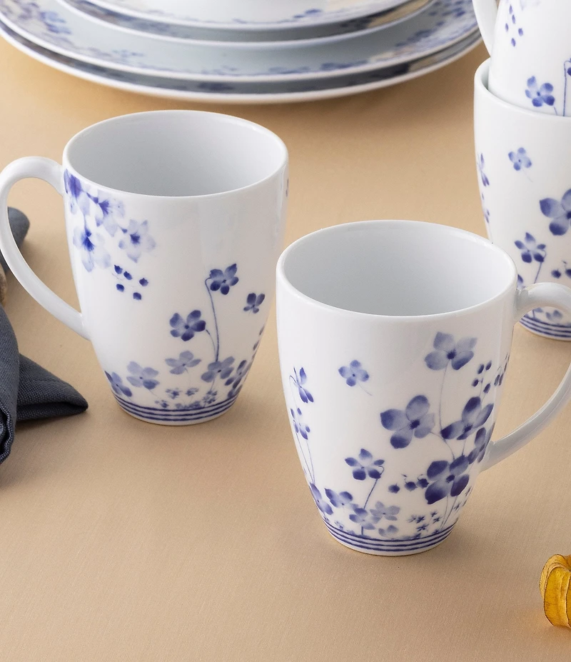Noritake Bloomington Road 4-Piece Mug Set