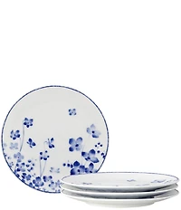 Noritake Bloomington Road Blue Collection Bread & Butter Plates, Set Of 4