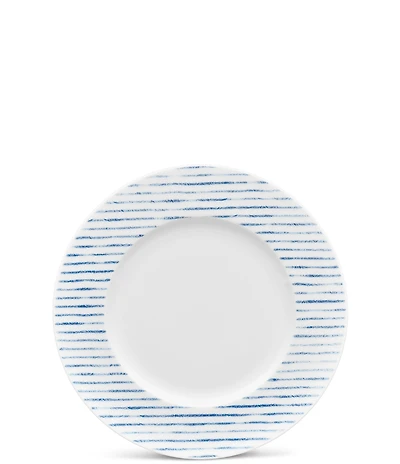 Noritake Blue Hammock Porcelain Rimmed Salad Plate