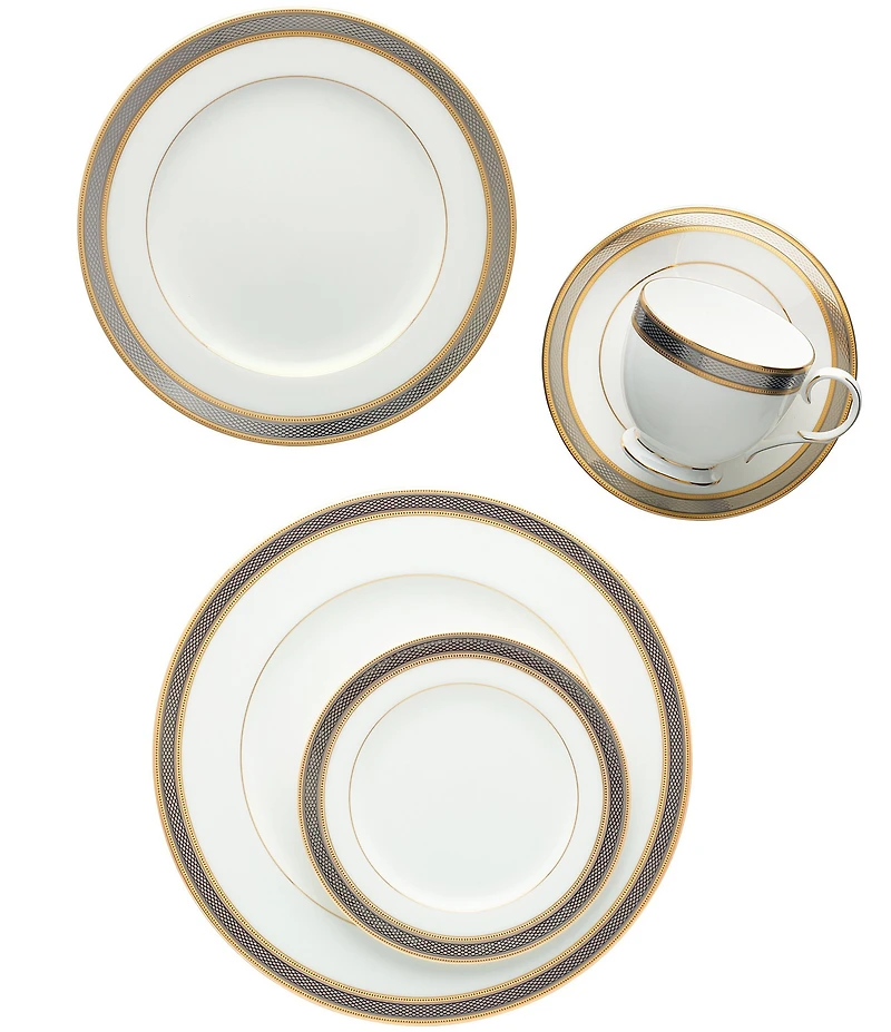 Noritake Brilliance Bone China Salad Plates, Set of 4