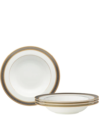 Noritake Brilliance Bone China Soup Bowls, Set of 4