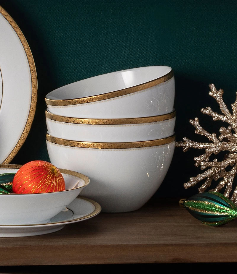 Noritake Charlotta Collection Cereal Bowls, Set of 4