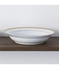 Noritake Charlotta Collection Rim Dinner Bowls, Set of 4