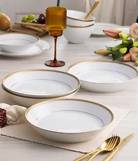 Noritake Charlotta Collection Coupe Dinner Bowls