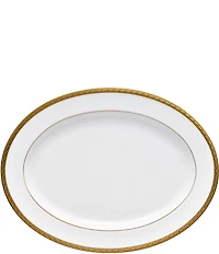 Noritake Charlotta Gold 14#double; Oval Platter