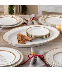 Noritake Charlotta Gold 16#double; Oval Platter