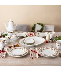 Noritake Charlotta Gold 16#double; Oval Platter