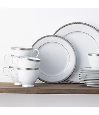 Noritake Charlotta Porcelain 60-Piece Dinnerware Set