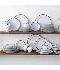 Noritake Charlotta Porcelain 60-Piece Dinnerware Set