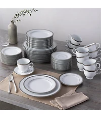Noritake Charlotta Porcelain 60-Piece Dinnerware Set