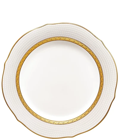 Noritake Charlotta Gold Scalloped Accent Plate