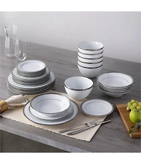 Noritake Charlotta Platinum Collection 30-Piece Set