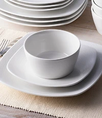 Noritake Colorscapes Swirl Collection Square Set, Service for 4
