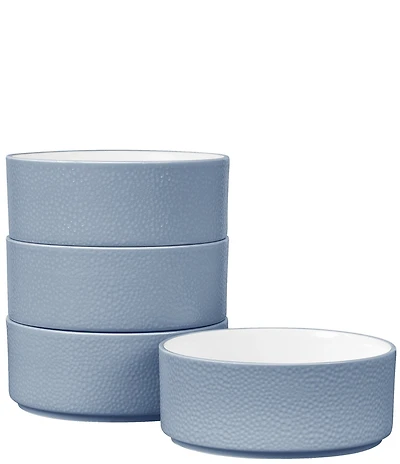 Noritake ColorTex Stone Collection Stax Cereal Bowls, Set of 4