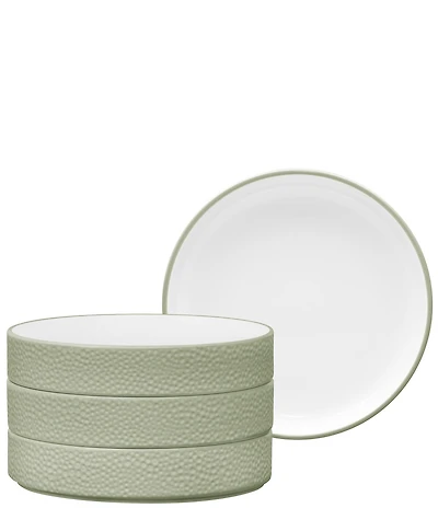 Noritake ColorTex Collection Stax Deep Plate, Set Of 4