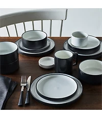 Noritake ColorTex Stone Collection Stax Dinnerware Set, Service For 4