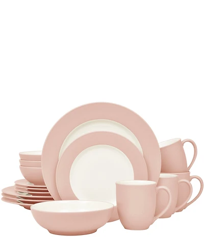 Noritake Colorwave Clay Collection 16-Piece Rim Set, Service For 4