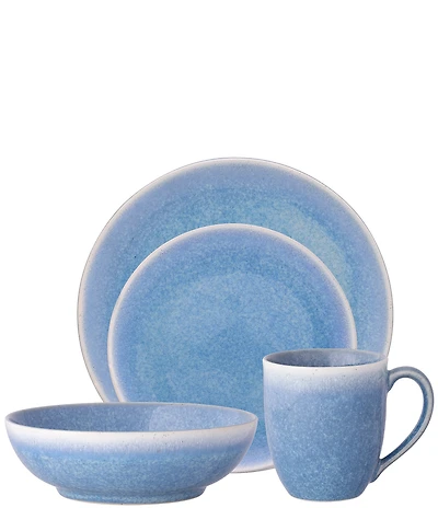 Noritake Colorwave Kiln Azure Collection 4-Piece Place Setting