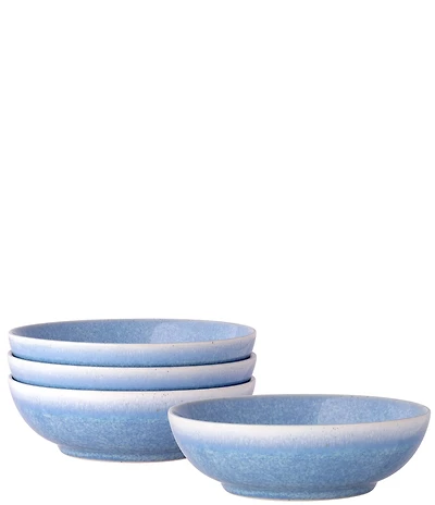Noritake Colorwave Kiln Azure Collection Cereal Bowls, Set of 4