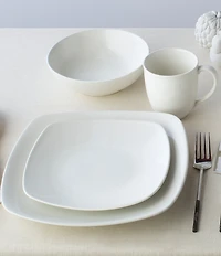Noritake Colorwave Naked Collection 4-Piece Square Dinnerware Set