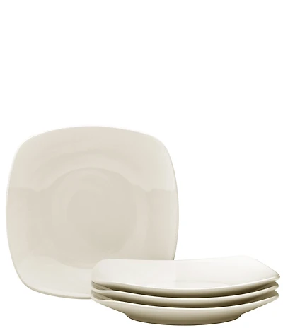 Noritake Colorwave Naked Collection Sqaure Salad Plates, Set of 4