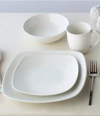 Noritake Colorwave Naked Collection Sqaure Salad Plates, Set of 4