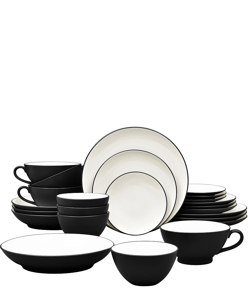 Noritake Colorwave Collection 24-Piece Dinnerware Set, Service for 4