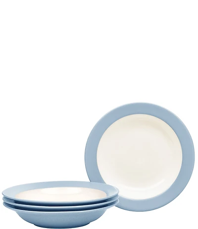 Noritake Colorwave Collection Rimmed Soup Bowls, Set of 4