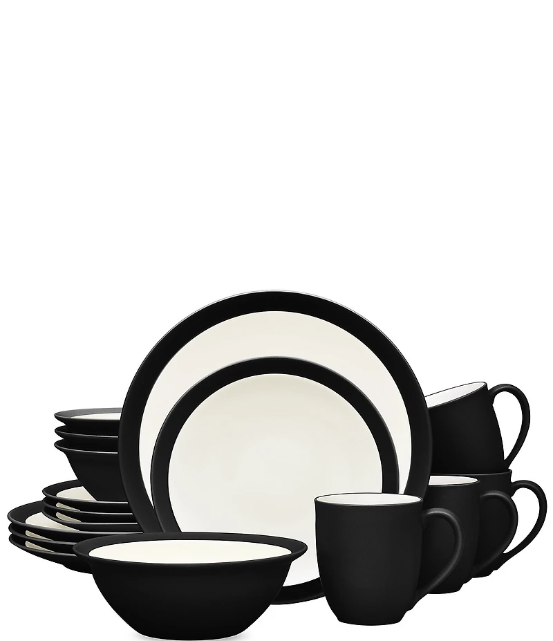 Noritake Colorwave Collection 16-Piece Curve Set, Service For 4