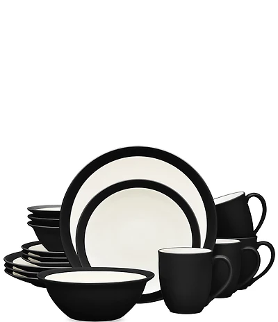 Noritake Colorwave Collection 16-Piece Curve Set, Service For 4