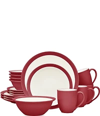 Noritake Colorwave Collection 16-Piece Curve Set, Service For 4